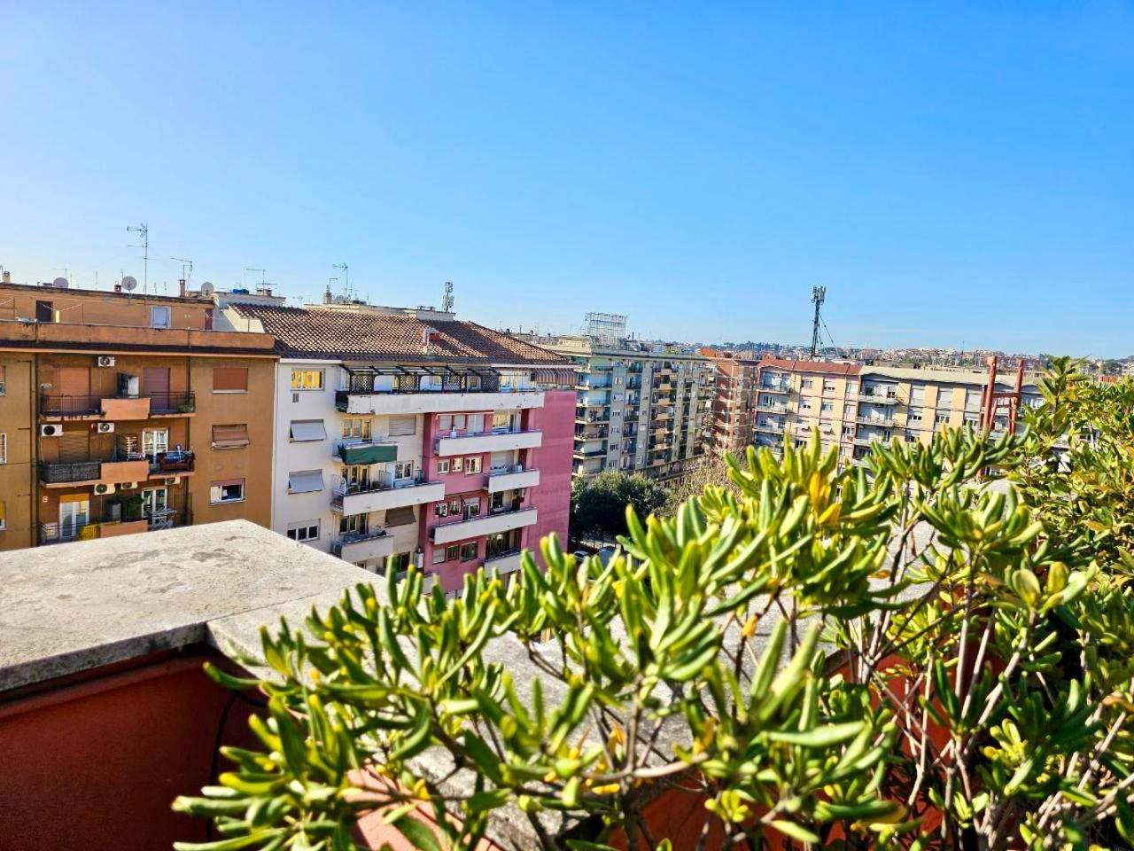 Ferienwohnung Rooftop Marconi Rom Exterior foto