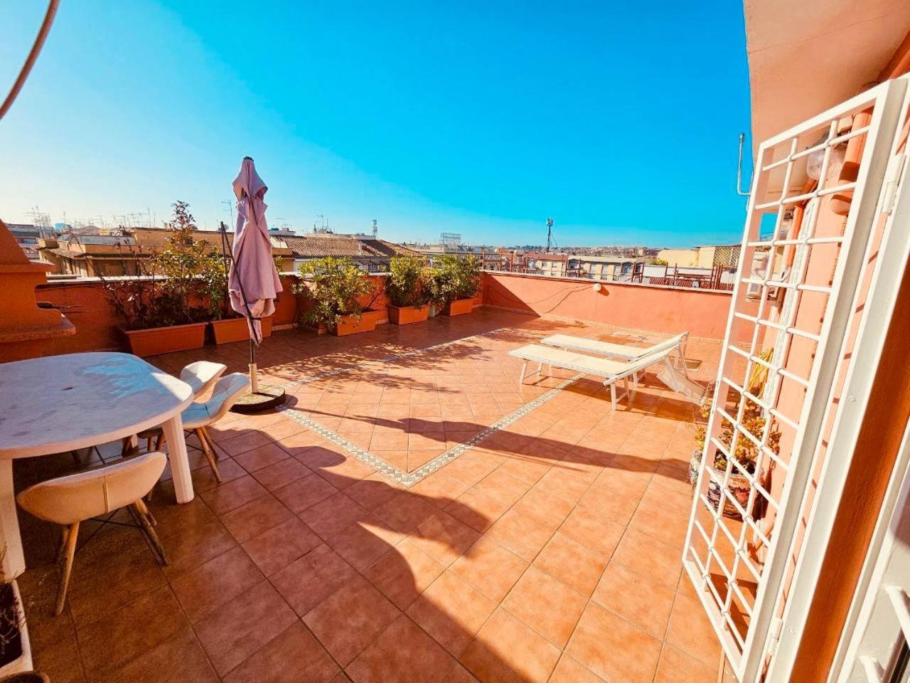 Ferienwohnung Rooftop Marconi Rom Exterior foto
